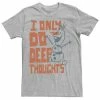 Licensed Character Men's Frozen Two Deep Thoughts Text Tee -Licensed Character Shop unnamed file 16164