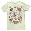 Licensed Character Men's Netflix Stranger Things Stranger Flash Sheet Monsters Tee Natural -Licensed Character Shop unnamed file 16166