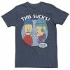 Licensed Character Men's Beavis And Butthead Winter Sucks Portrait Tee -Licensed Character Shop unnamed file 16176