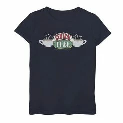 Licensed Character Girls 7-16 Friends Central Perk Logo Graphic Tee Black -Licensed Character Shop unnamed file 16180