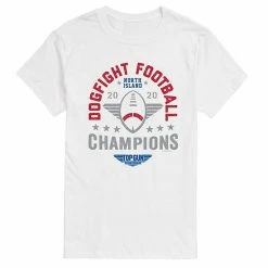 Licensed Character Men's Top Gun Maverick Dogfight Football Tee Beige Khaki -Licensed Character Shop unnamed file 16191