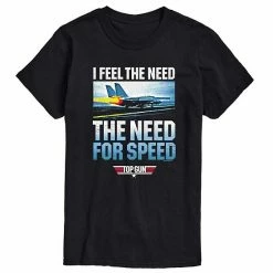 Licensed Character Men's Top Gun Need For Speed Tee Navy