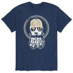 Licensed Character Men's Balding But Bearding Tee Blue -Licensed Character Shop unnamed file 16209