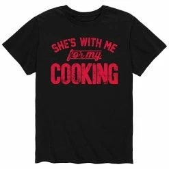 Licensed Character Men's Shes With Me For Cooking Tee Blue -Licensed Character Shop unnamed file 16228
