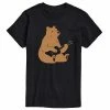 Licensed Character Men's Bear Playing Guitar Tee Black -Licensed Character Shop unnamed file 16233