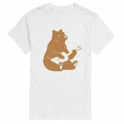 Licensed Character Men's Bear Playing Guitar Tee Black -Licensed Character Shop unnamed file 16235