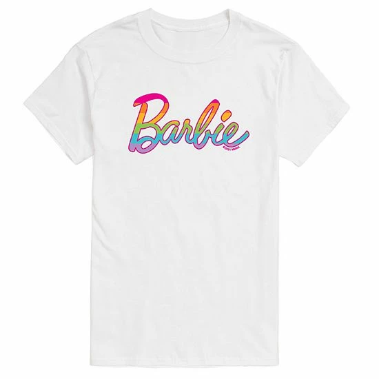 Licensed Character Men's Barbie Pride Rainbow Tee Black 5 Licensed Character Men's Barbie Pride Rainbow Tee Black - Image 3