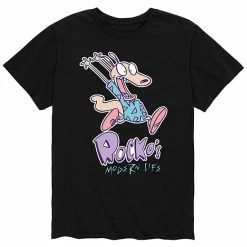 Licensed Character Men's Rocko's Modern Life Yelping Rocko Tee Grey -Licensed Character Shop unnamed file 16276