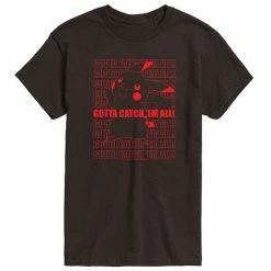 Licensed Character Men's Pokemon Catch Em All Tee Blue -Licensed Character Shop unnamed file 16287