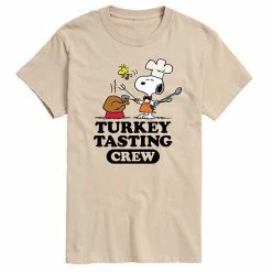 Licensed Character Men's Peanuts Turkey Tasting Crew Tee Gold -Licensed Character Shop unnamed file 1635