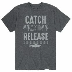 Licensed Character Men's Catch And Release Tee Blue