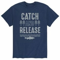 Licensed Character Men's Catch And Release Tee Blue -Licensed Character Shop unnamed file 16381