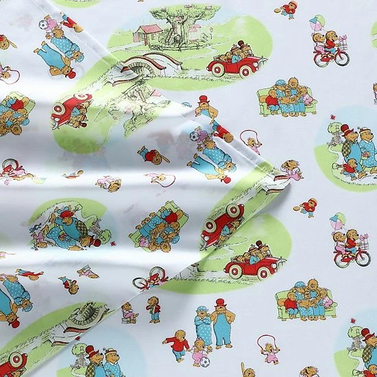 Licensed Character Berenstain Bears Good Days Ahead Sheet Set With Pillowcases 3 Licensed Character Berenstain Bears Good Days Ahead Sheet Set With Pillowcases
