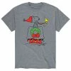 Licensed Character Men's Peanuts Snoopy Sleigh Tee White -Licensed Character Shop unnamed file 16461