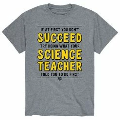 Licensed Character Men's If At First You Dont Succeed Tee White -Licensed Character Shop unnamed file 16489