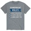 Licensed Character Men's Grandparent Rules Tee Green -Licensed Character Shop unnamed file 16498