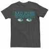 Licensed Character Men's Fifth Sun Bad Puns Text Tee -Licensed Character Shop unnamed file 16520