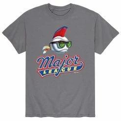 Licensed Character Men's Major League Logo Baseball Tee Grey 2