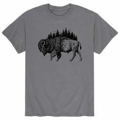 Licensed Character Men's Bison Mountain Tee Grey 2