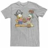 Licensed Character Men's Garfield And Odie Pirate Costumes Tee -Licensed Character Shop unnamed file 16596