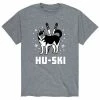 Licensed Character Men's Hus-Ski Tee Grey -Licensed Character Shop unnamed file 16599