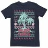 Licensed Character Men's The Christmas Chronicles Holiday In The Tropics Ugly Sweater Tee -Licensed Character Shop unnamed file 16607