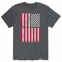 Licensed Character Men's Sticks And Picks Flag Tee Blue