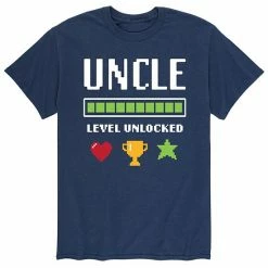 Licensed Character Men's Uncle Level Unlocked Tee Blue -Licensed Character Shop unnamed file 16629