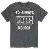 Licensed Character Men's It's Always Golf O'Clock Tee Grey -Licensed Character Shop unnamed file 16631