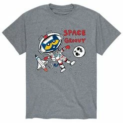 Licensed Character Men's Pete The Cat Space Is Groovy Tee Athletic Heather