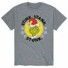 Licensed Character Men's Dr. Seuss The Grinch Stink Tee Royal Blue -Licensed Character Shop unnamed file 16659