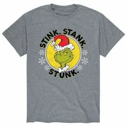 Licensed Character Men's Dr. Seuss The Grinch Stink Tee Royal Blue