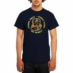 Licensed Character Men's Cobra Kai Tee Heather Navy