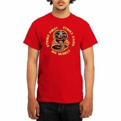 Licensed Character Men's Cobra Kai Tee Heather Navy -Licensed Character Shop unnamed file 1676