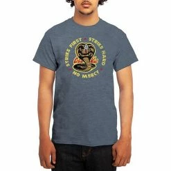 Licensed Character Men's Cobra Kai Tee Heather Navy -Licensed Character Shop unnamed file 1679