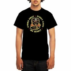 Licensed Character Men's Cobra Kai Tee Heather Navy -Licensed Character Shop unnamed file 1680