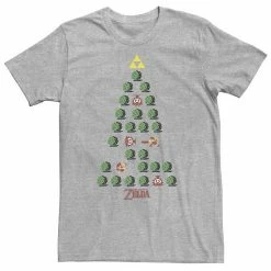 Licensed Character Men's Zelda 8-Bit Christmas Tree Tee