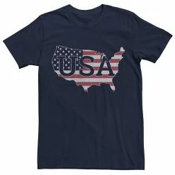 Licensed Character Men's USA Flag Graphic Tee