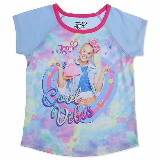 Licensed Character Girls 4-12 JoJo Siwa Top & Bottoms Pajama Set & Slide Sandals 4 Licensed Character Girls 4-12 JoJo Siwa Top & Bottoms Pajama Set & Slide Sandals - Image 2