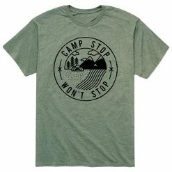 Licensed Character Men's Camp Stop Wont Stop Tee Grey -Licensed Character Shop unnamed file 16887
