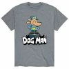 Licensed Character Men's Dog Man On Pedestal Tee Heather Red -Licensed Character Shop unnamed file 16891