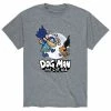 Licensed Character Men's Dog Man Cat Kid Moon Tee Athletic Heather -Licensed Character Shop unnamed file 16897