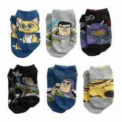 Licensed Character Disney / Pixar's Lightyear Boys 6-Pack On A Mission No-Show Socks
