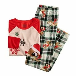 Licensed Character Women's Jammies For Your Families® Rudolph The Red Nosed Reindeer Pajama Set -Licensed Character Shop unnamed file 17
