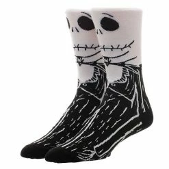 Licensed Character Men's Disney Nightmare Before Christmas Jack Crew Socks