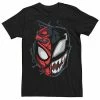 Licensed Character Men's Marvel Spider-Man Peter Venom Split Face Tee 1 Licensed Character Men's Marvel Spider-Man Peter Venom Split Face Tee -Licensed Character Shop unnamed file 17105