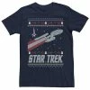 Licensed Character Men's Star Trek Original Series Holiday Enterprise Tee -Licensed Character Shop unnamed file 17167