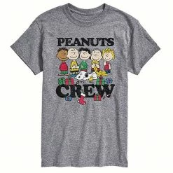 Licensed Character Men's Peanuts Crew Tee White
