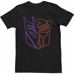 Licensed Character Men's Transformers: War For Cybertron Holographic Split Logo Tee
