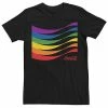 Licensed Character Adult Coca-Cola Pride Rainbow Wave Logo Tee